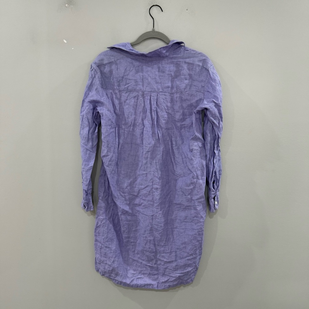 Frank & Eileen Light Lavender Button-Front Mini D… - image 6